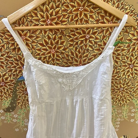 White Shoulder Strap Dress. Size - S - Picture 8 of 12